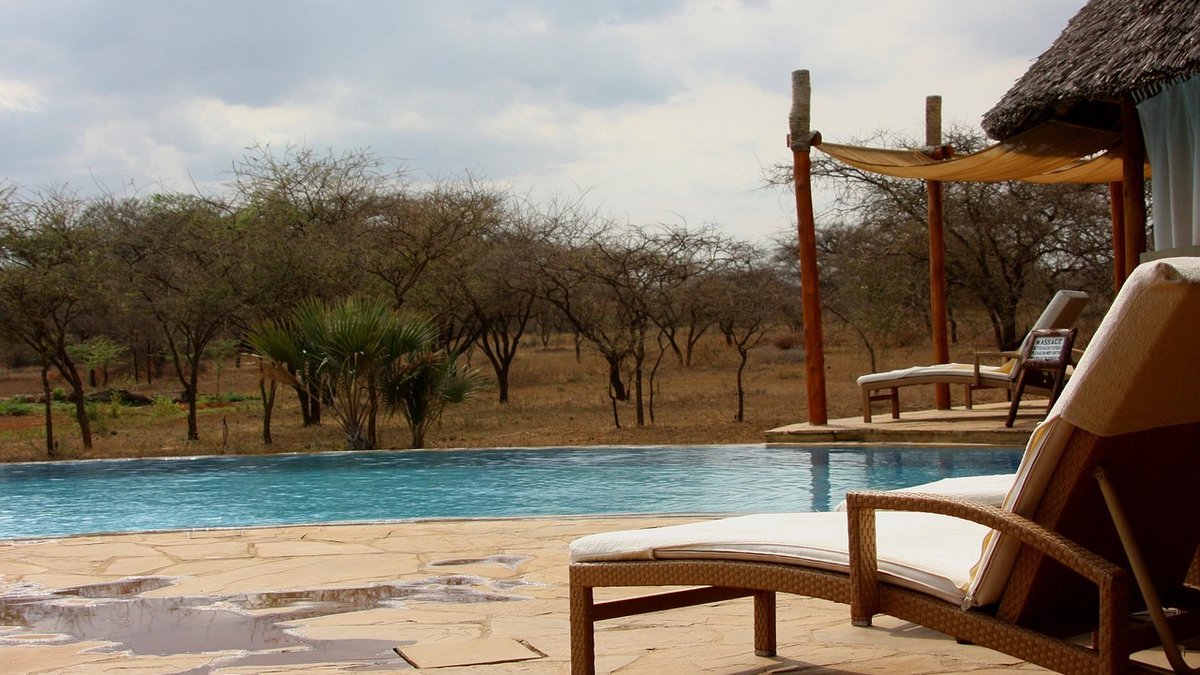 Lodge de safari au Kenya